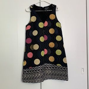 A-line patterned mini dress